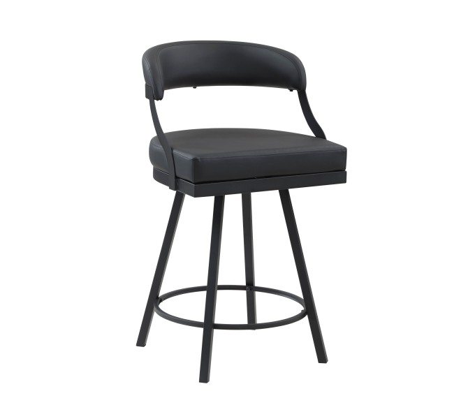 Gabrial Swivel Stools - Black